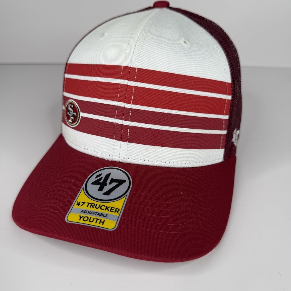 San Francisco 49ers Trucker Hat Cap Snap Back Youth One Size NFL‎ '47 FLAW